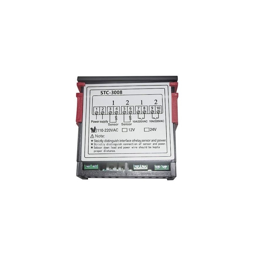 Digitálny termostat duálny 3W/230V