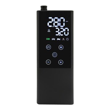 Digitálny vreckový kompresor 4000 mAh 5V čierna