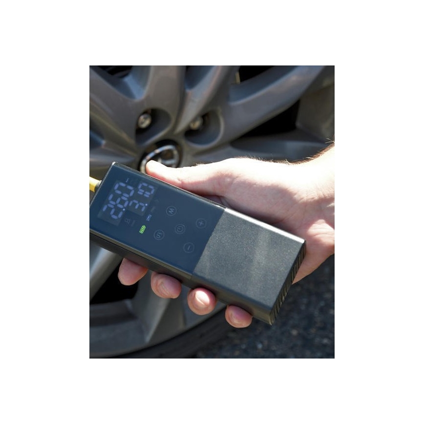 Digitálny vreckový kompresor 4000 mAh 5V čierna
