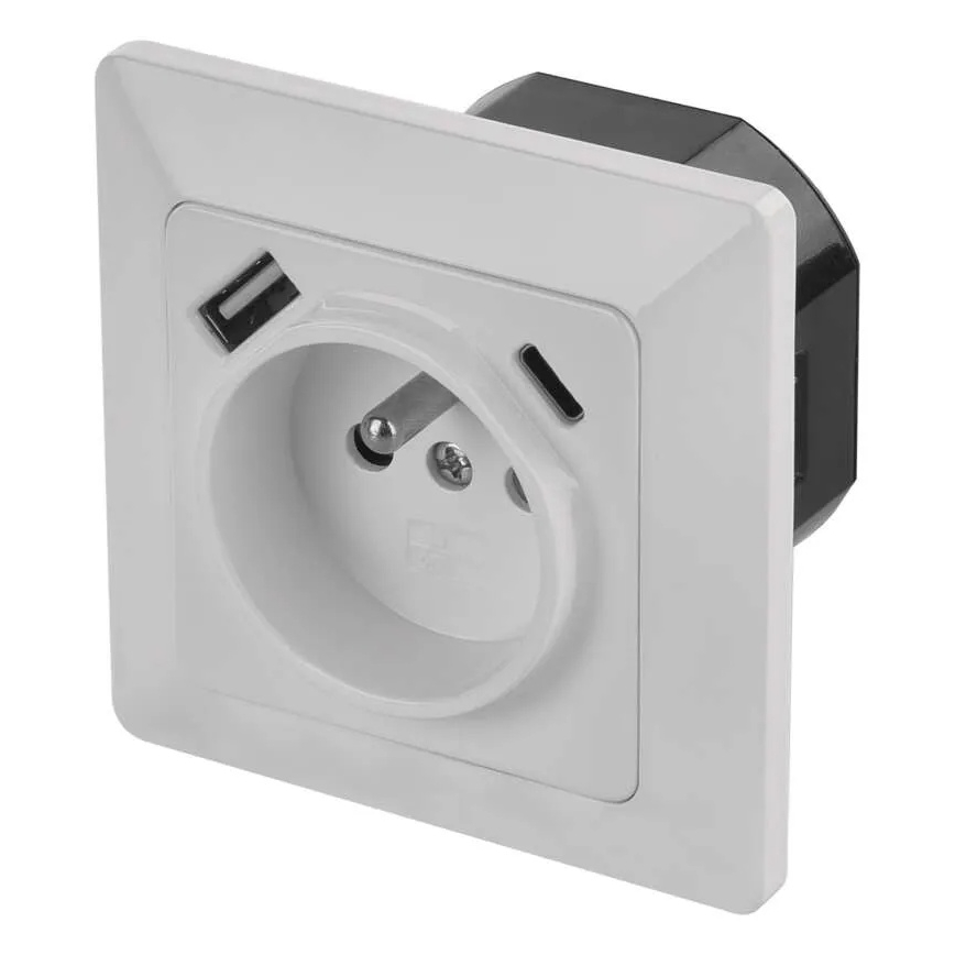 Domová zásuvka s USB-A+USB-C