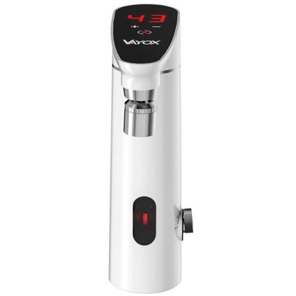 Dotykový prietokový ohrievač vody so senzorom a LED displejom 3000W/230V IPX4 biela