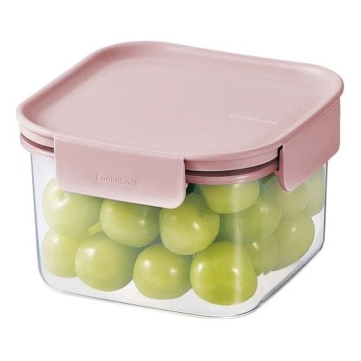 Dóza na potraviny CLASSIC PLUS 0,86 l ružová/priehľadná