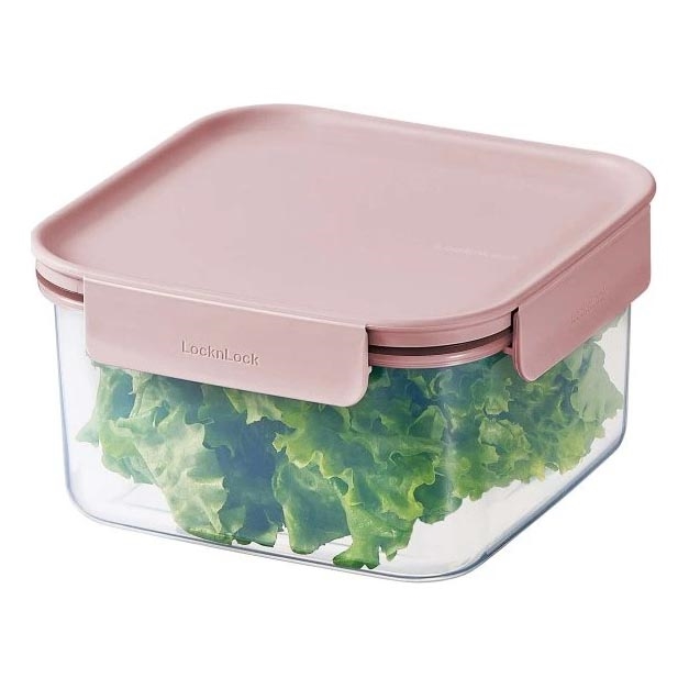 Dóza na potraviny CLASSIC PLUS 1,25 l ružová/priehľadná