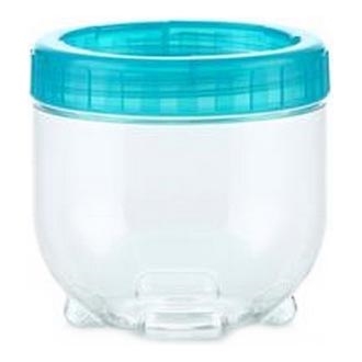 Dóza na potraviny INTERLOCK 0,28 l tyrkysová/priehľadná