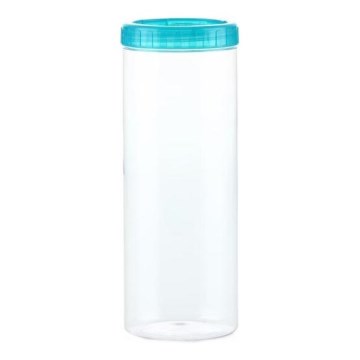 Dóza na potraviny INTERLOCK 1,6 l tyrkysová/číra