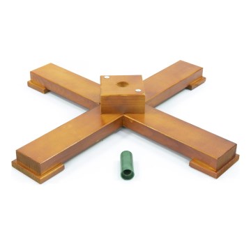 Drevený stojan na vianočný stromček s priemerom držiaka 33 mm