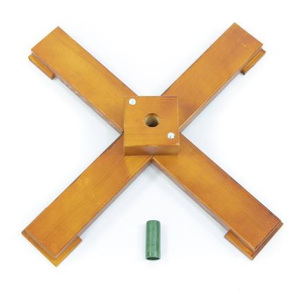 Drevený stojan na vianočný stromček s priemerom držiaka 33 mm