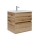 Dřevojas - Kúpeľňová skrinka s umývadlom BANO 60x47 cm dub/biela