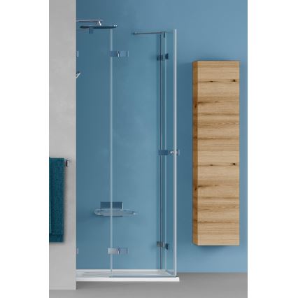 Dřevojas - Závesná kúpeľňová skrinka ZYLO 35x155 cm dub