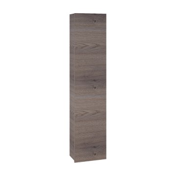 Dřevojas - Závesná kúpeľňová skrinka ZYLO 35x155 cm tmavý dub