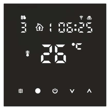 Drôtový termostat GoSmart pre podlahové kúrenie 230 V / 16 A, Wi‑Fi