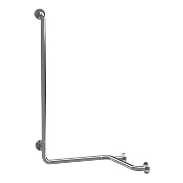 Držiak do sprchy 66x118 cm nerez/strieborný