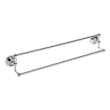 Držiak uterákov 66,5x12,5 cm strieborný