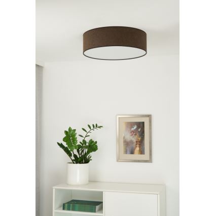 Duolla - LED Stropné svietidlo CORTINA LED/26W/230V pr. 30 cm 4000K hnedá