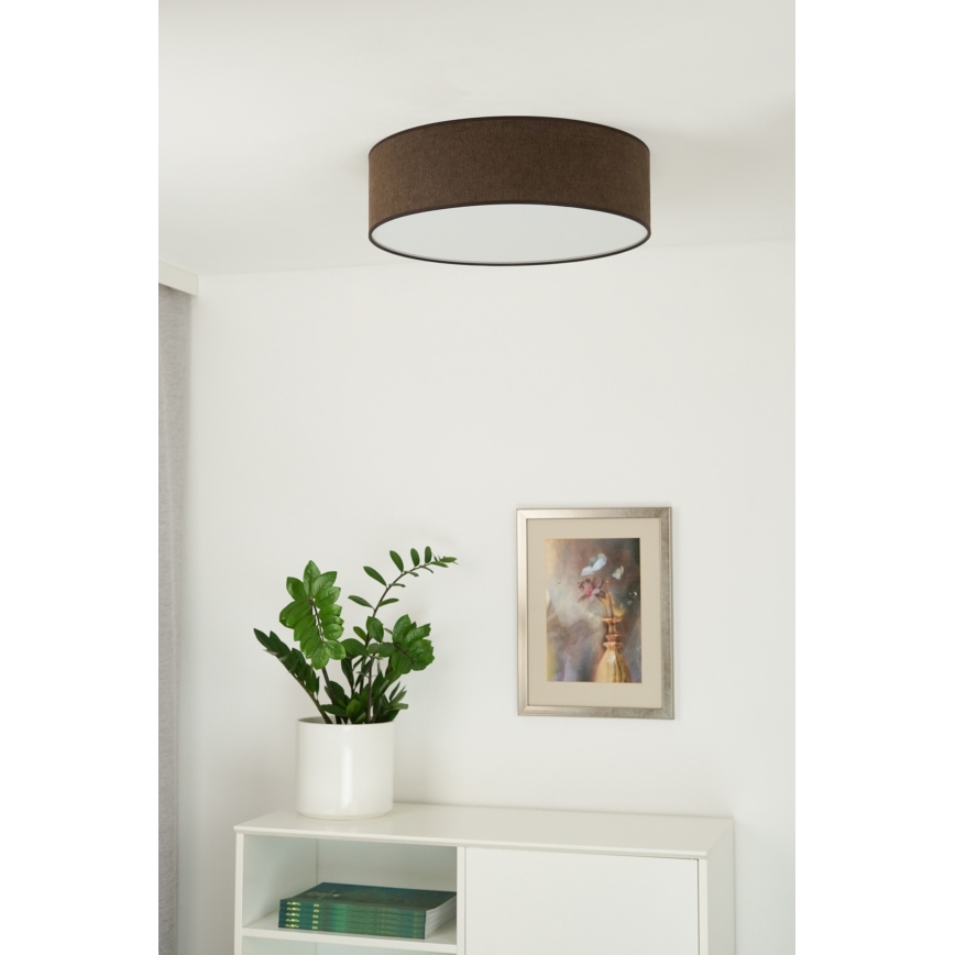 Duolla - LED Stropné svietidlo CORTINA LED/26W/230V pr. 30 cm 4000K hnedá