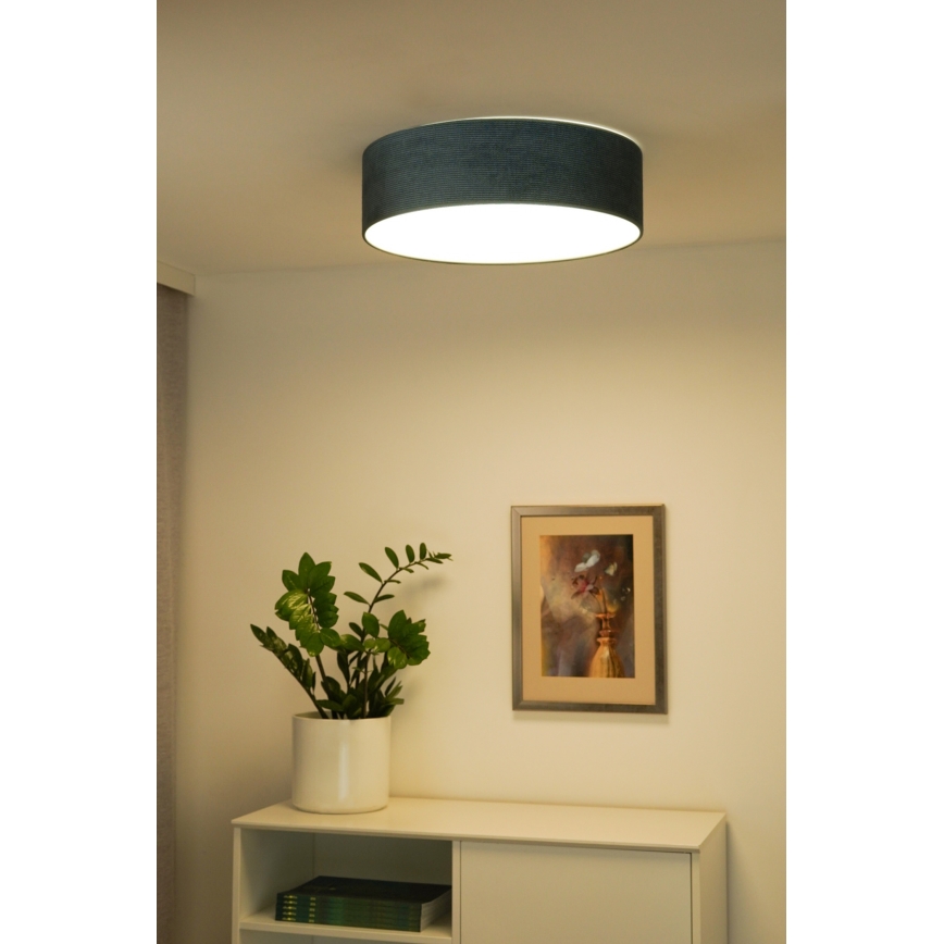 Duolla - LED Stropné svietidlo CORTINA LED/26W/230V pr. 30 cm 4000K tyrkysová