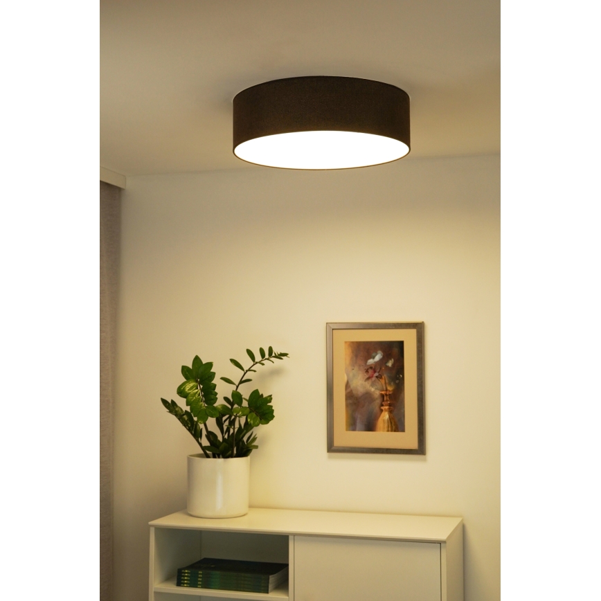 Duolla - LED Stropné svietidlo CORTINA LED/26W/230V pr. 45 cm 4000K hnedá