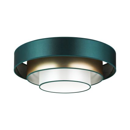 Duolla - LED Stropné svietidlo LUNETA LED/26W/230V pr. 60 cm 4000K zelená/zlatá/biela