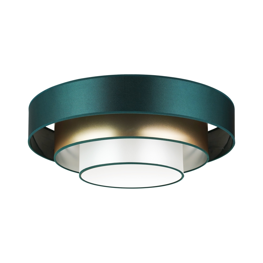 Duolla - LED Stropné svietidlo LUNETA LED/26W/230V pr. 60 cm 4000K zelená/zlatá/biela