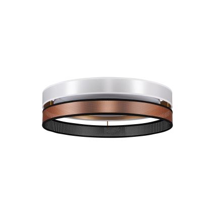 Duolla - LED Stropné svietidlo ROLLER DUO SHINY LED/24W/230V pr. 45 cm biela/medená