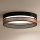 Duolla - LED Stropné svietidlo ROLLER DUO SHINY LED/24W/230V pr. 45 cm čierna/medená