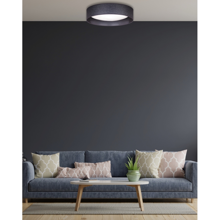 Duolla - LED Stropné svietidlo ROLLER LED/24W/230V pr. 45 cm antracit