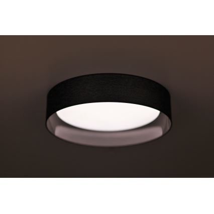Duolla - LED Stropné svietidlo ROLLER LED/24W/230V pr. 45 cm antracit