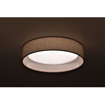 Duolla - LED Stropné svietidlo ROLLER LED/24W/230V pr. 45 cm béžová