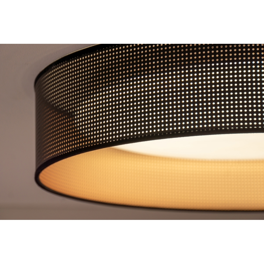 Duolla - LED Stropné svietidlo ROLLER LED/24W/230V pr. 45 cm čierna/medená