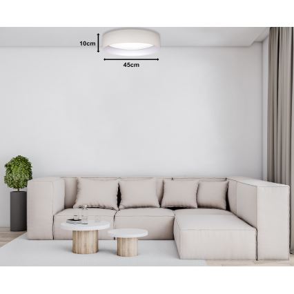 Duolla - LED Stropné svietidlo ROLLER LED/24W/230V pr. 45 cm krémová