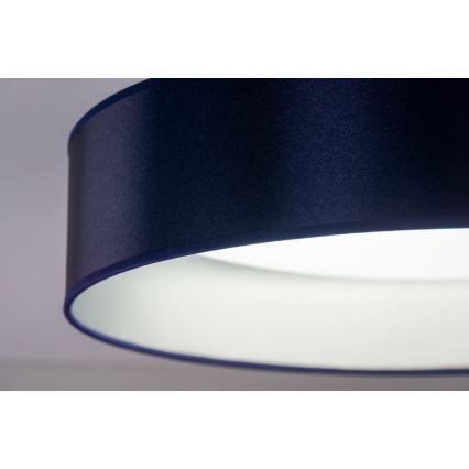 Duolla - LED Stropné svietidlo ROLLER LED/24W/230V pr. 45 cm modrá/strieborná