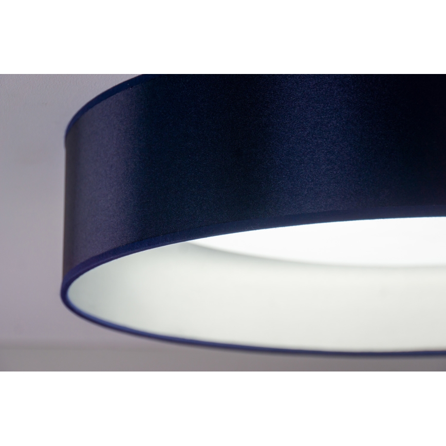 Duolla - LED Stropné svietidlo ROLLER LED/24W/230V pr. 45 cm modrá/strieborná