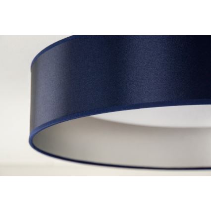 Duolla - LED Stropné svietidlo ROLLER LED/24W/230V pr. 45 cm modrá/strieborná