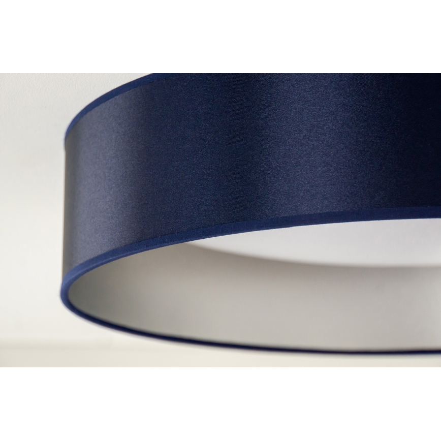 Duolla - LED Stropné svietidlo ROLLER LED/24W/230V pr. 45 cm modrá/strieborná