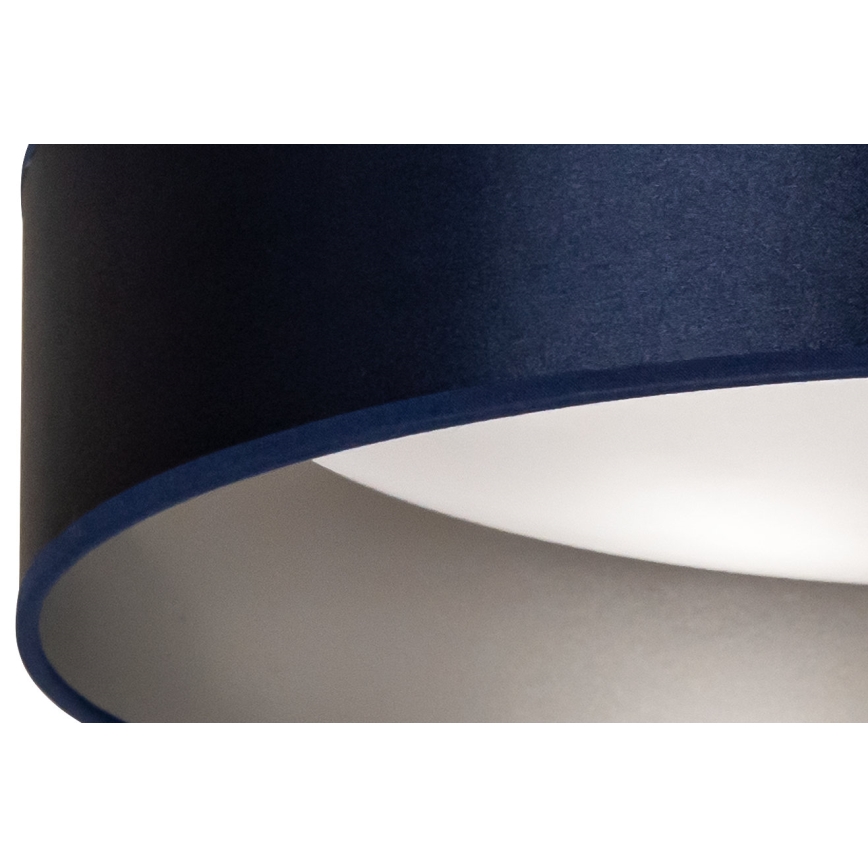 Duolla - LED Stropné svietidlo ROLLER LED/24W/230V pr. 45 cm modrá/strieborná