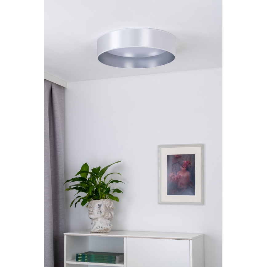 Duolla - LED Stropné svietidlo ROLLER LED/24W/230V pr. 45 cm strieborná
