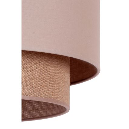 Duolla - Luster na lanku BOHO 1xE27/15W/230V pr. 45 cm béžová/hnedá