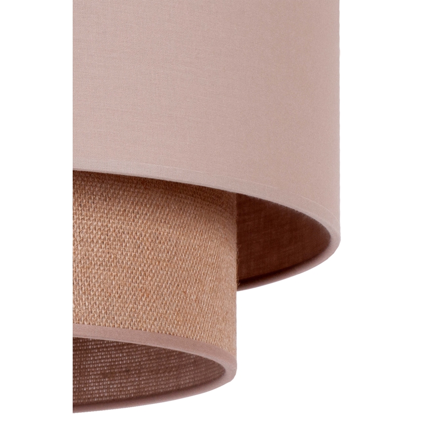 Duolla - Luster na lanku BOHO 1xE27/15W/230V pr. 45 cm béžová/hnedá