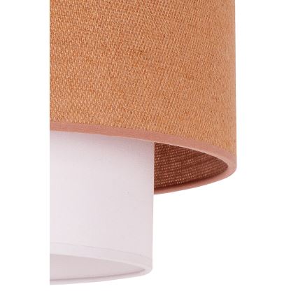 Duolla - Luster na lanku BOHO 1xE27/40W/230V pr. 45 cm béžová/biela