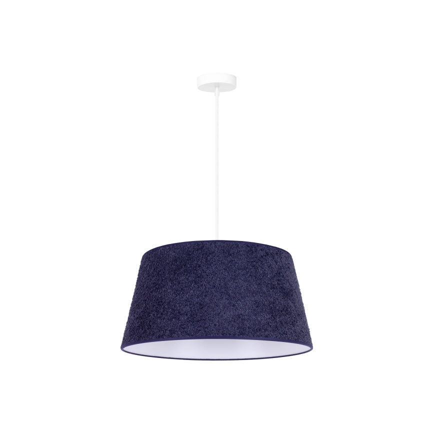 Duolla - Luster na lanku BOUCLE 1xE27/15W/230V pr. 50 cm modrá