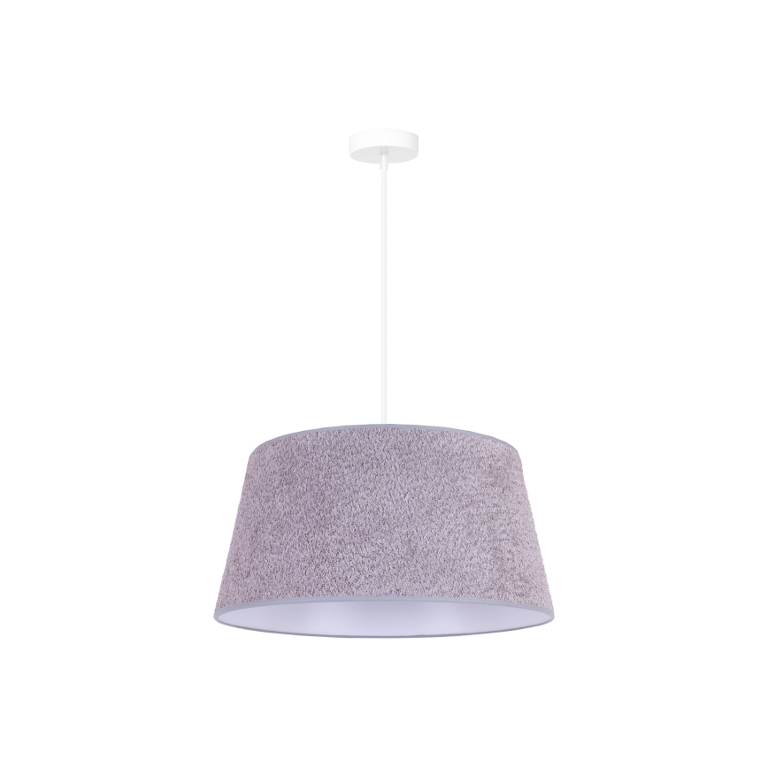 Duolla - Luster na lanku BOUCLE 1xE27/15W/230V pr. 50 cm šedá