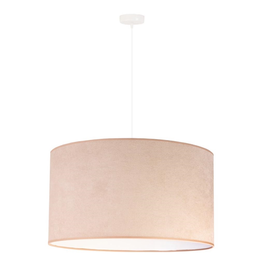 Duolla - Luster na lanku BRISTOL 1xE27/40W/230V pr. 45 cm béžová