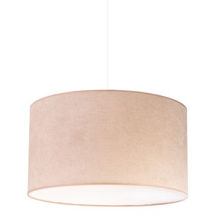 Duolla - Luster na lanku BRISTOL 1xE27/40W/230V pr. 45 cm béžová