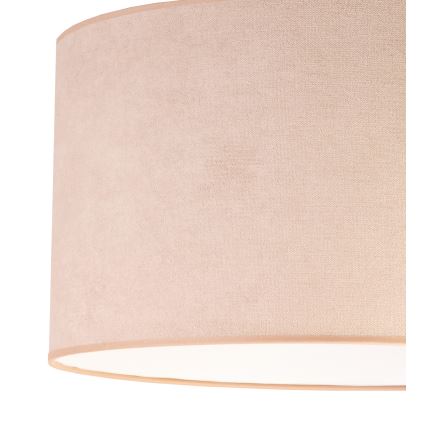Duolla - Luster na lanku BRISTOL 1xE27/40W/230V pr. 45 cm béžová