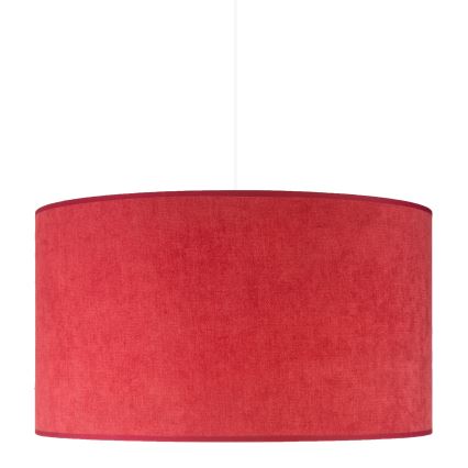 Duolla - Luster na lanku BRISTOL 1xE27/40W/230V pr. 45 cm červená