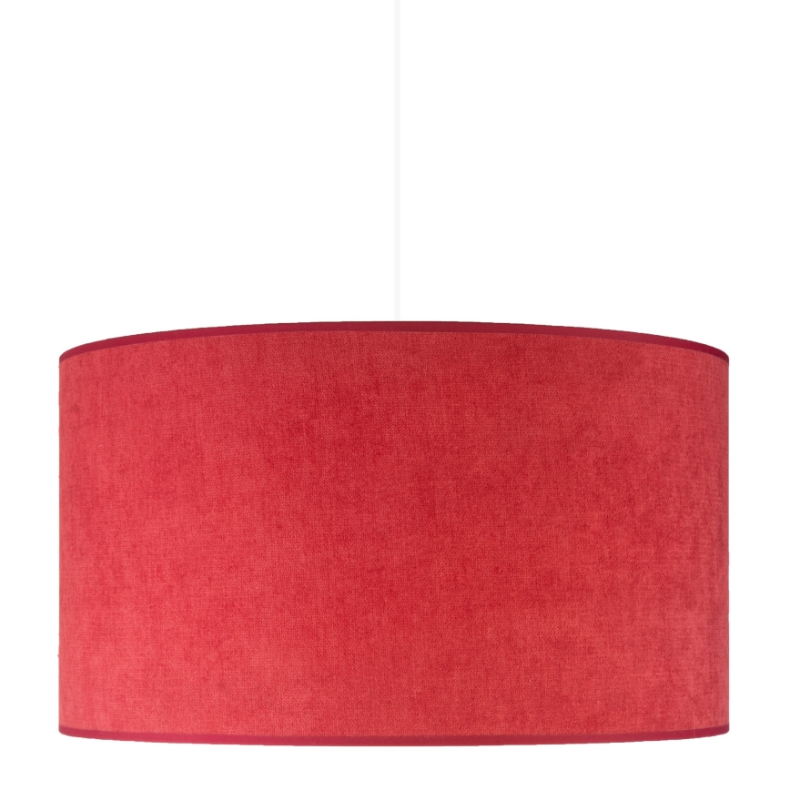 Duolla - Luster na lanku BRISTOL 1xE27/40W/230V pr. 45 cm červená