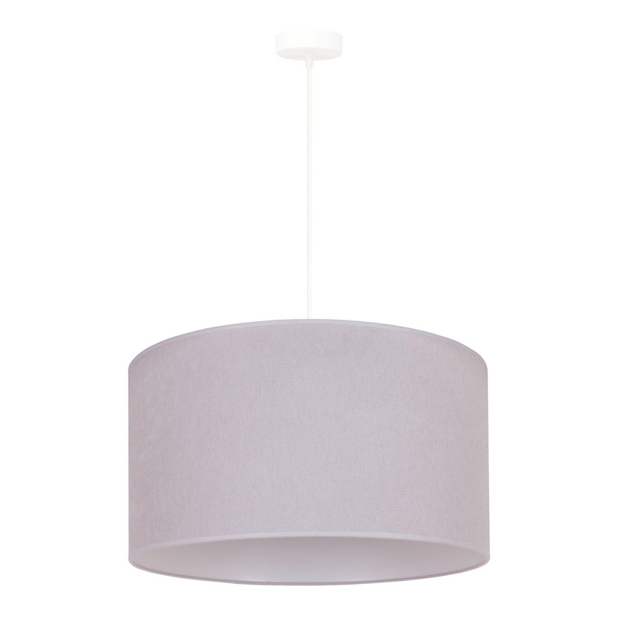 Duolla - Luster na lanku BRISTOL 1xE27/40W/230V pr. 45 cm šedá