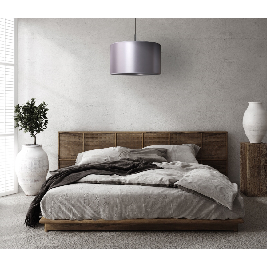 Duolla - Luster na lanku CANNES 1xE27/15W/230V pr. 45 cm strieborná
