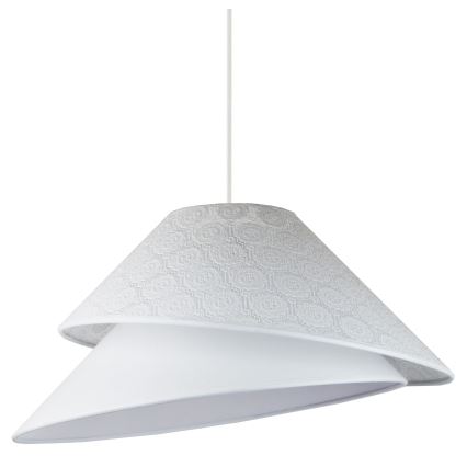 Duolla - Luster na lanku COCO 1xE27/40W/230V pr. 50 cm biela