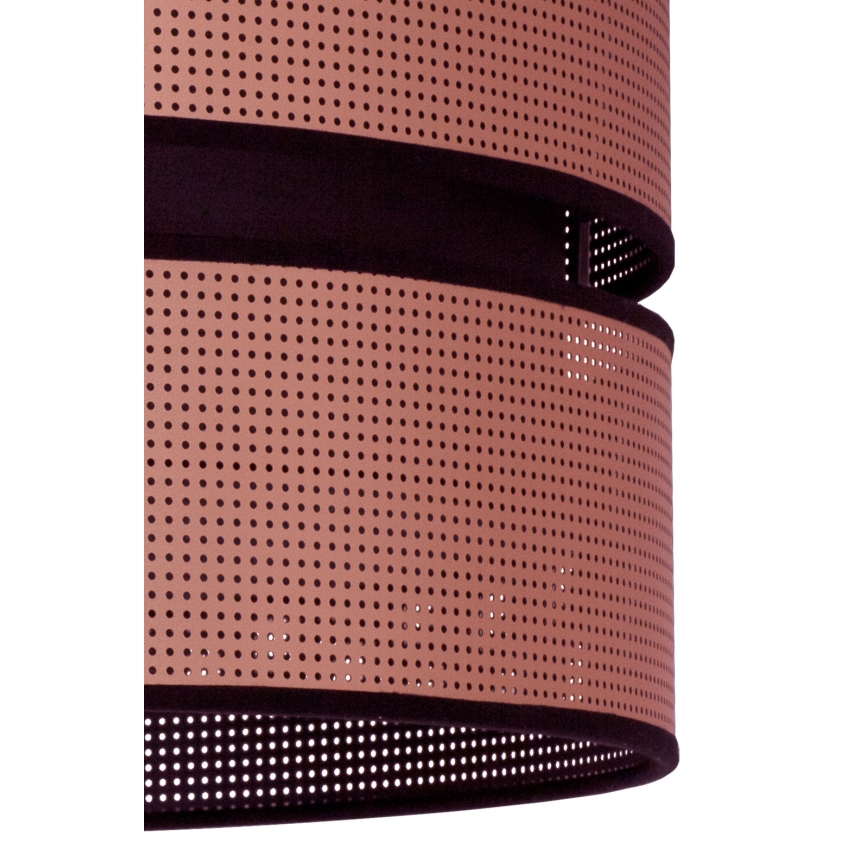 Duolla - Luster na lanku COPPER SHINY 1xE27/15W/230V pr. 40 cm medená/čierna